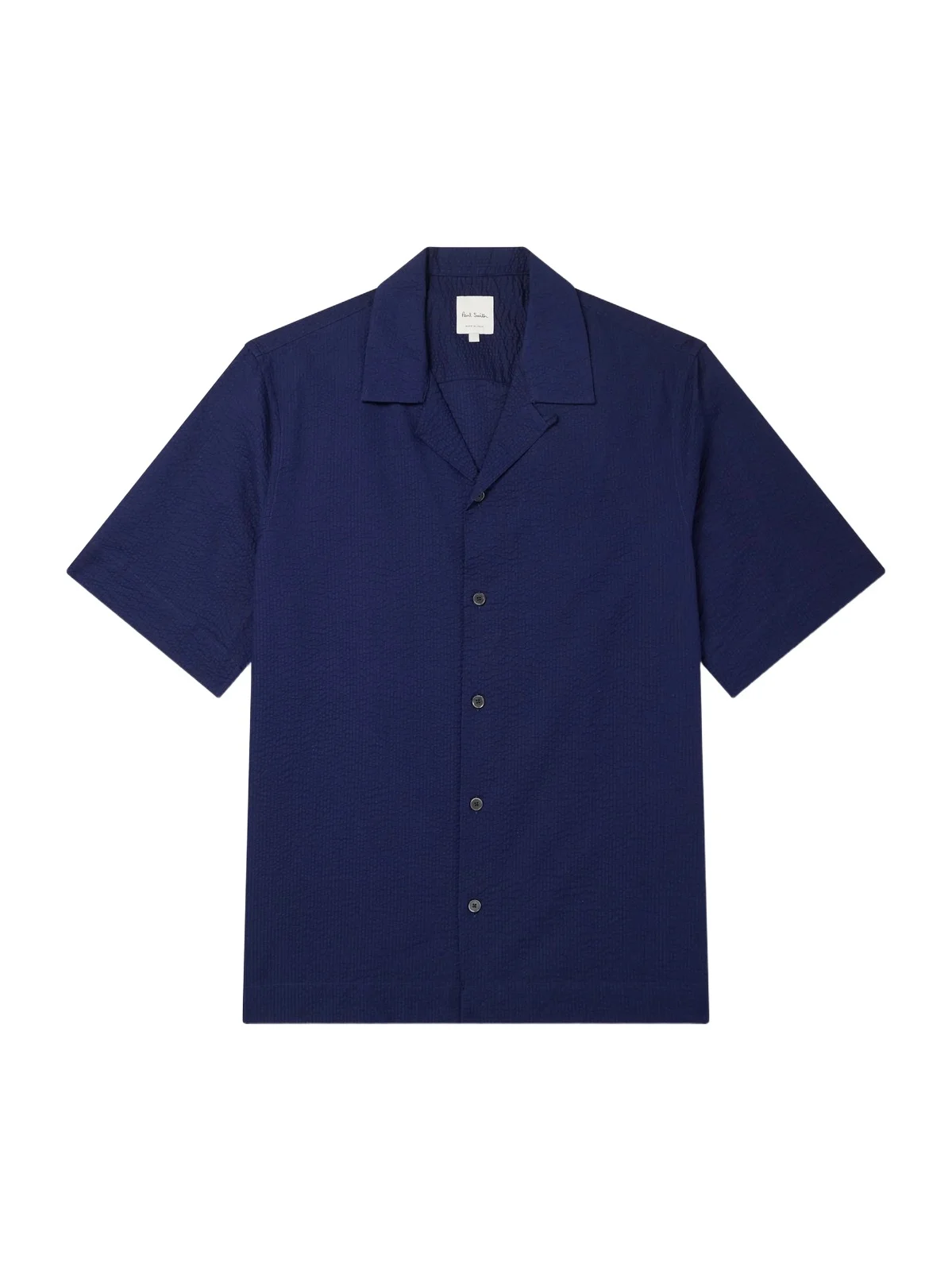 Paul Smith Camp-Collar Cotton-Seersucker Shirt - Men
