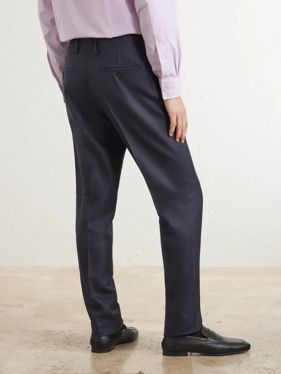 Lardini Straight-Leg Wool Suit Trousers - Men | Thumbnail 4 Lardini Straight-Leg Wool Suit Trousers - Men | Thumbnail 4