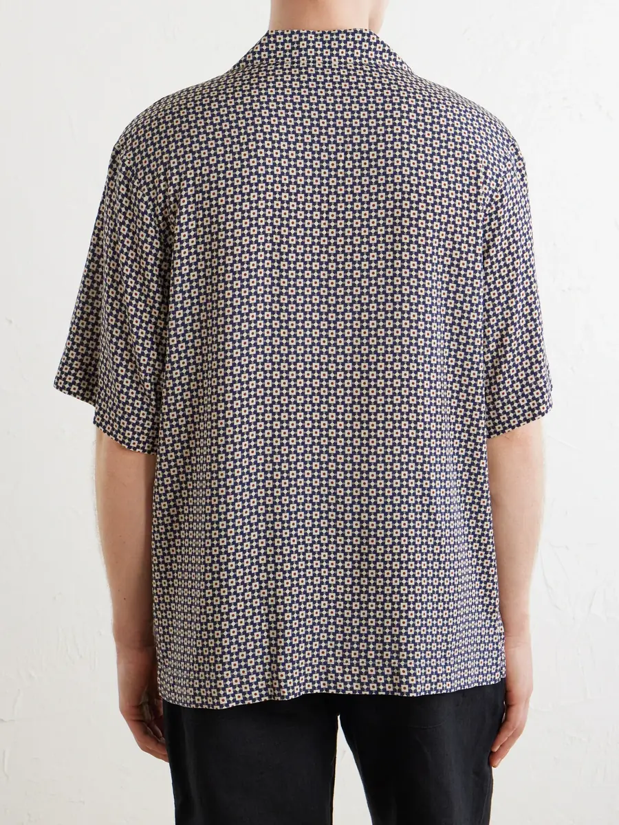 A.P.C. Bennet Printed Crepe de Chine Shirt - Men | Thumbnail 4 A.P.C. Bennet Printed Crepe de Chine Shirt - Men | Thumbnail 4