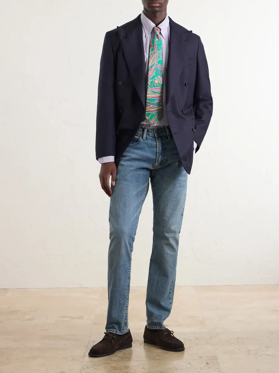 Drake's Button-Down Collar Cotton Oxford Shirt - Men | Thumbnail 2 Drake's Button-Down Collar Cotton Oxford Shirt - Men | Thumbnail 2