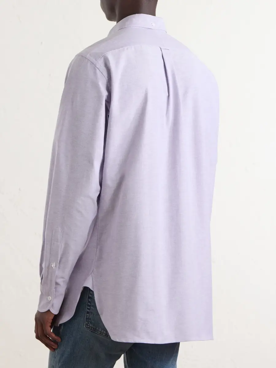 Drake's Button-Down Collar Cotton Oxford Shirt - Men | Thumbnail 4 Drake's Button-Down Collar Cotton Oxford Shirt - Men | Thumbnail 4