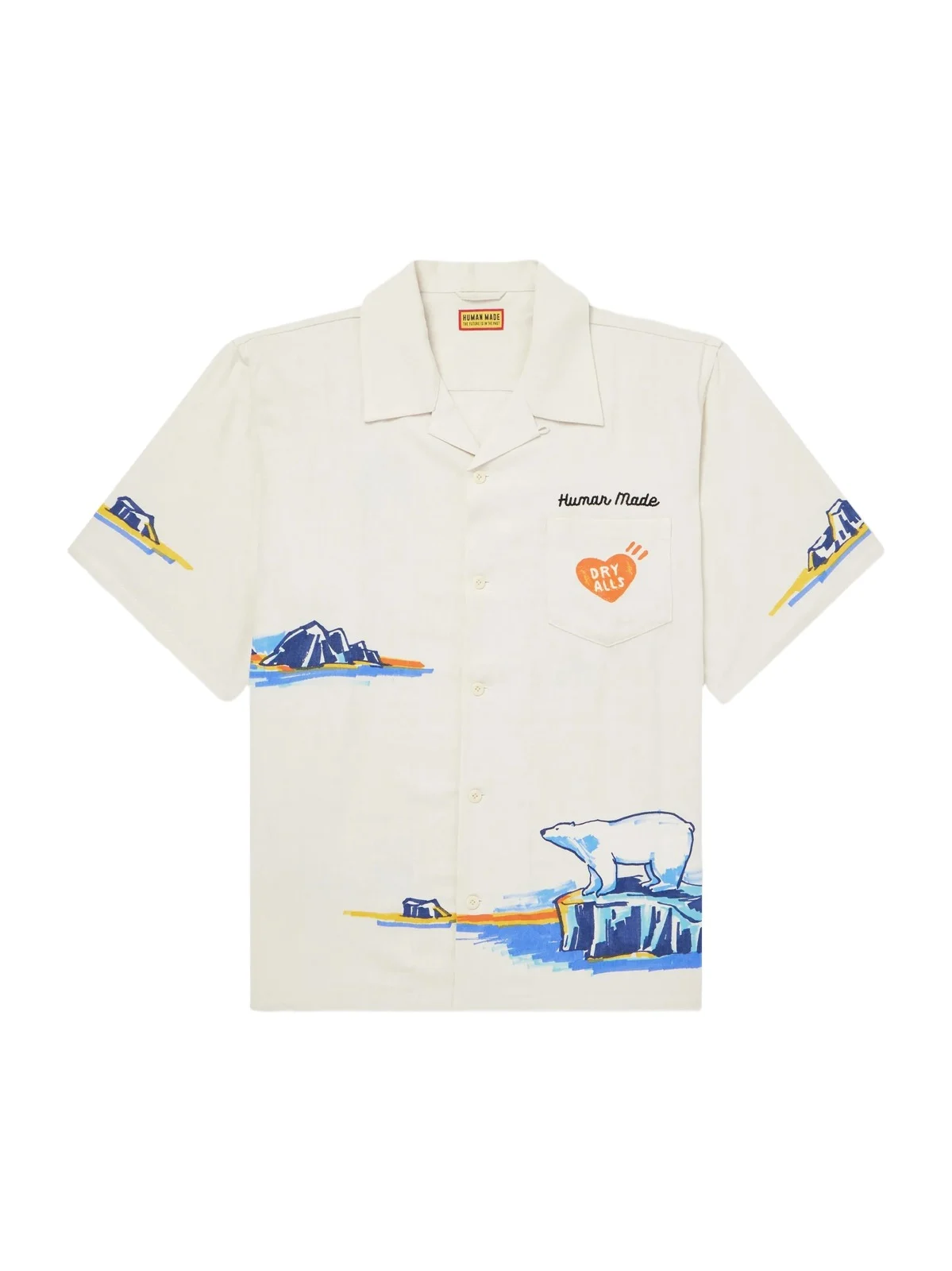 Human Made Camp-Collar Printed Poplin Shirt - Men