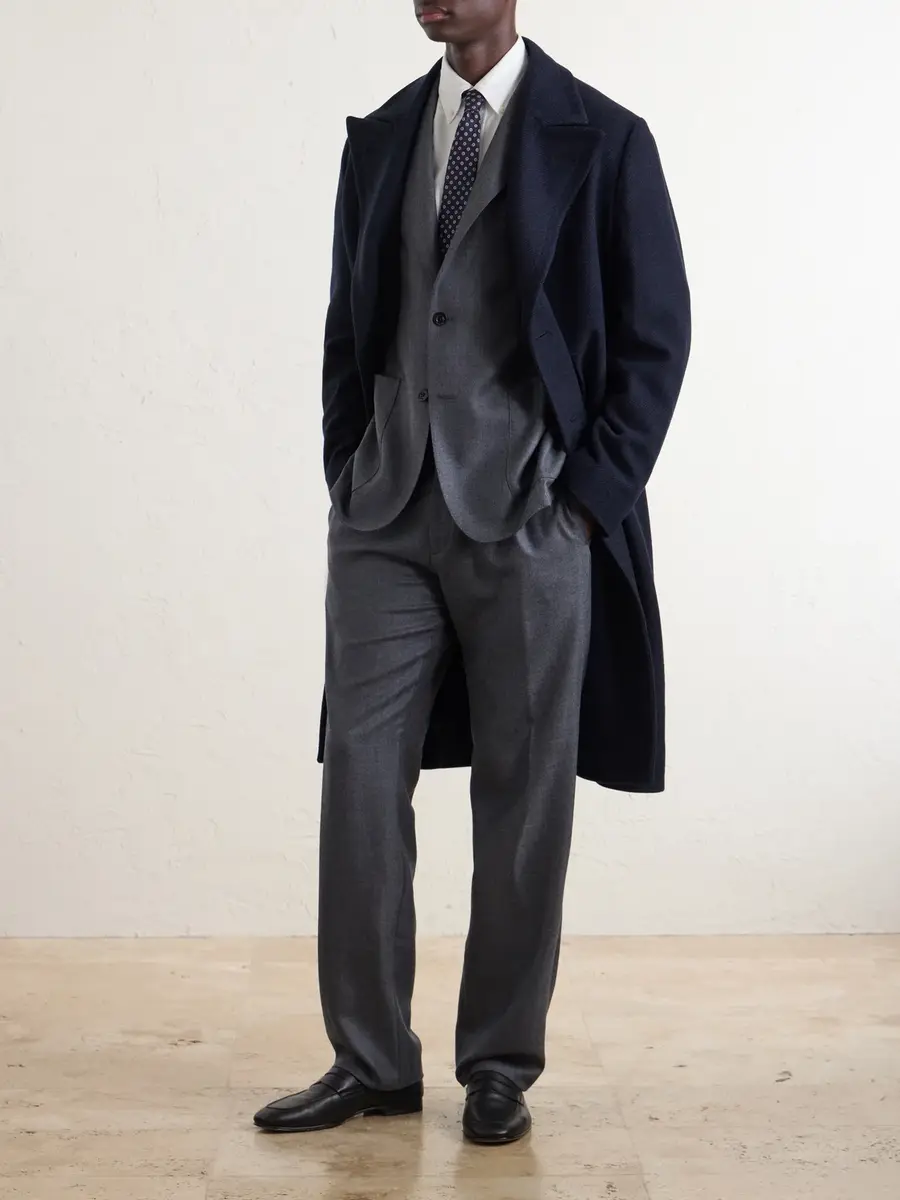 Boglioli Straight-Leg Herringbone Virgin Wool Suit Trousers - Men | Thumbnail 2 Boglioli Straight-Leg Herringbone Virgin Wool Suit Trousers - Men | Thumbnail 2