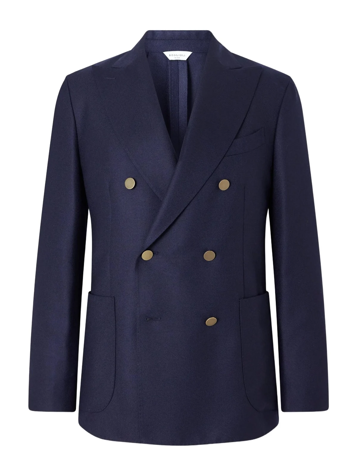 Double-Breasted Virgin Wool-Hopsack Blazer - Men