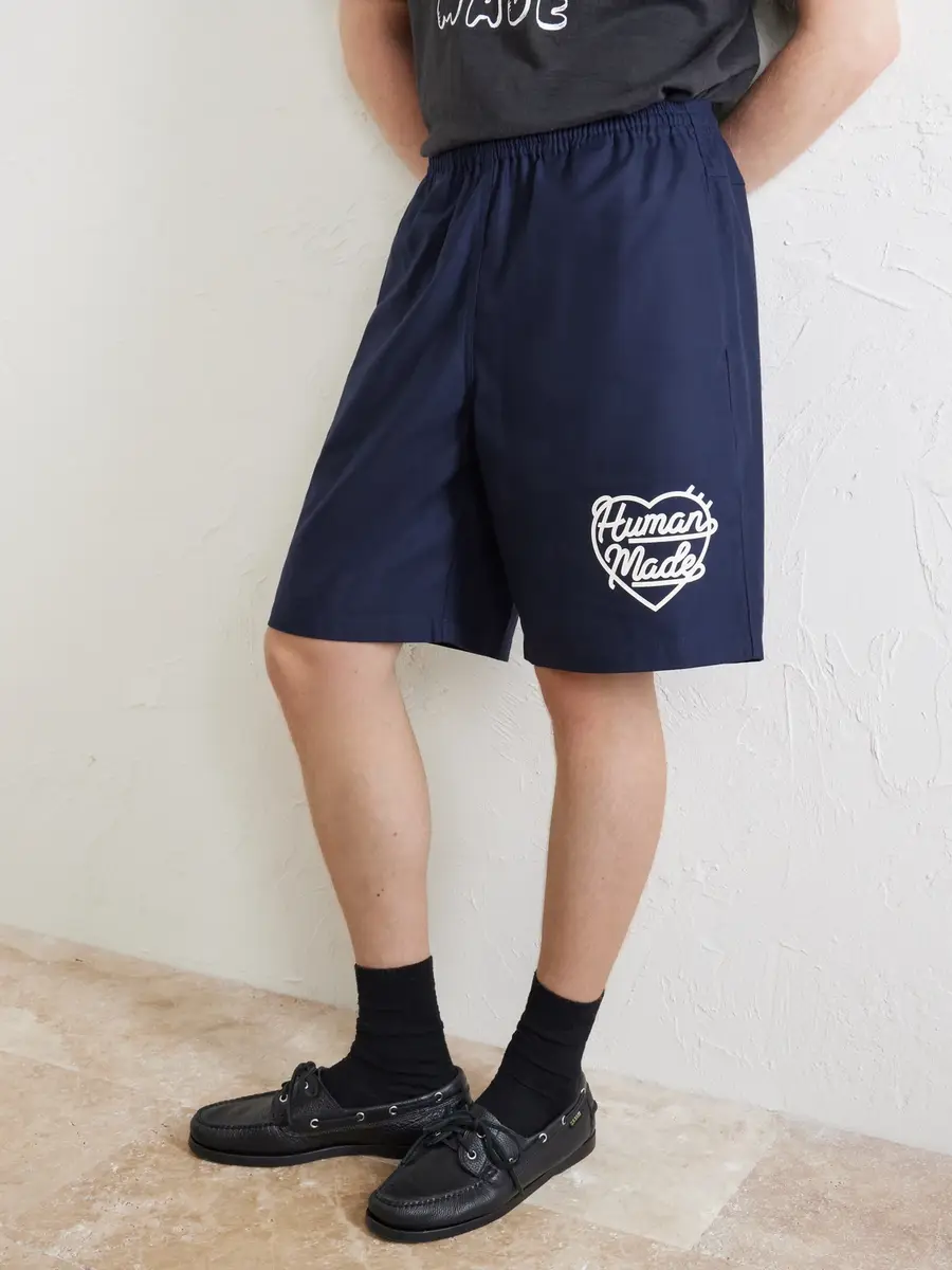 Human Made Straight-Leg Logo-Print Cotton-Twill Shorts - Men | Thumbnail 5