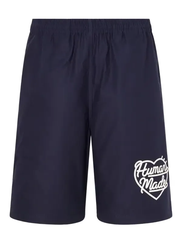 Straight-Leg Logo-Print Cotton-Twill Shorts - Men
