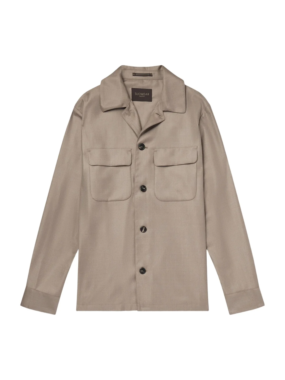Incotex Wool and Silk-Blend Overshirt - Men Incotex Wool and Silk-Blend Overshirt - Men