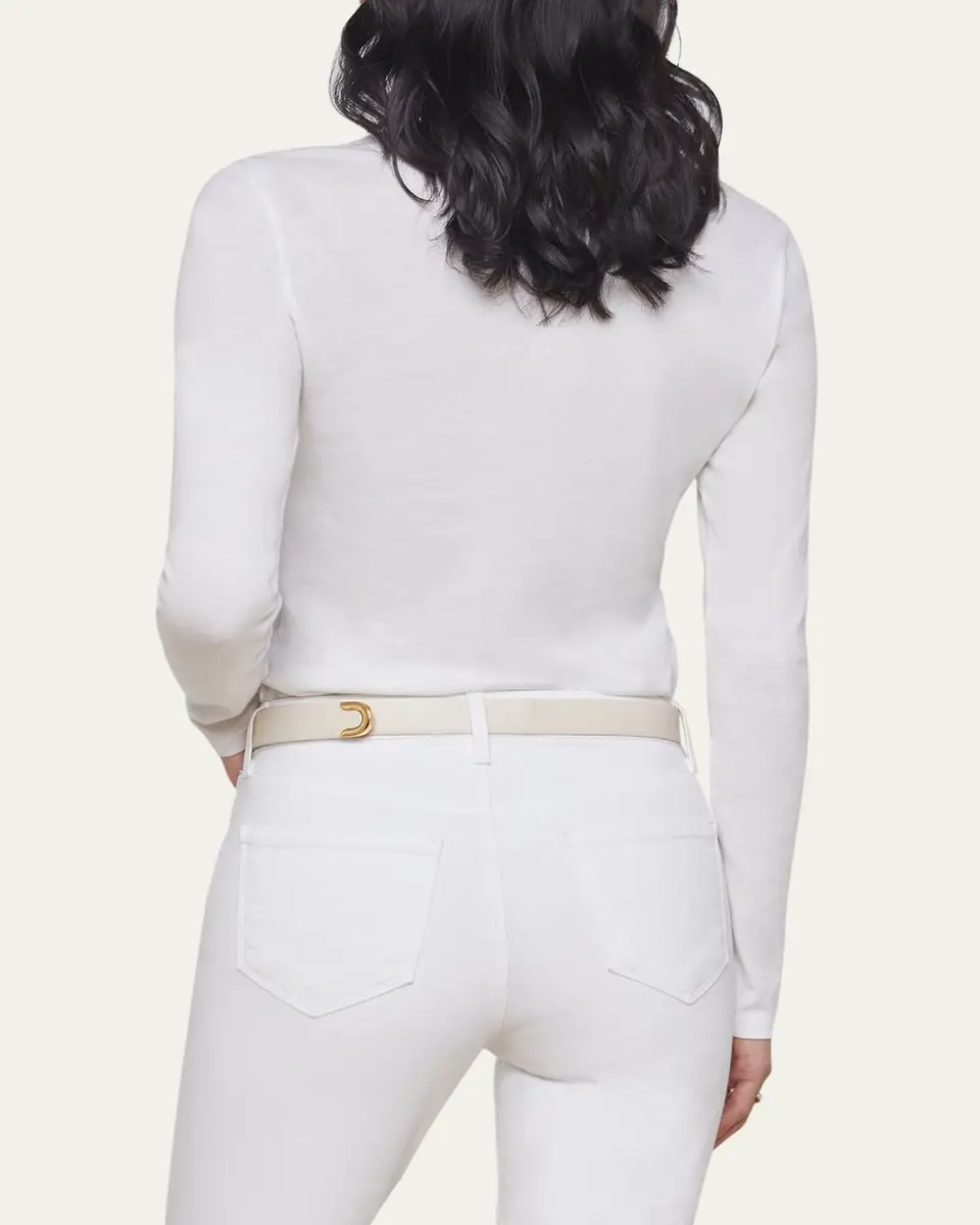 L'Agence Tess Long-Sleeve Crewneck Tee | Thumbnail 3