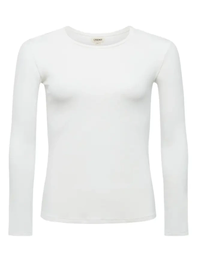 Tess Long-Sleeve Crewneck Tee