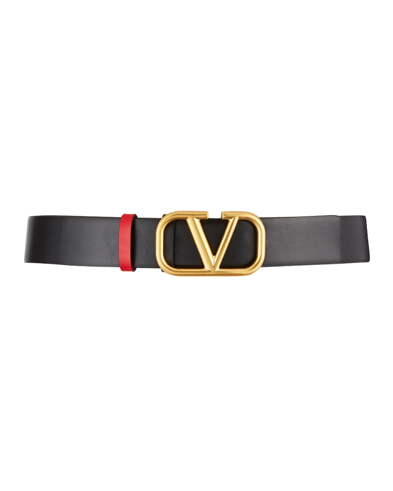 Valentino Garavani VLogo Reversible Leather Belt, 30mm