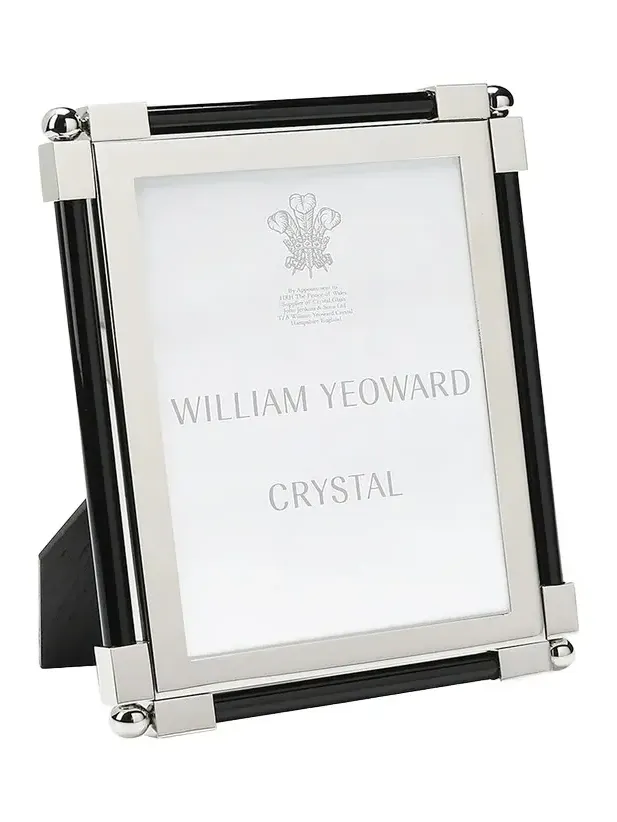 William Yeoward Crystal New Classic Black Frame, 5 x 7