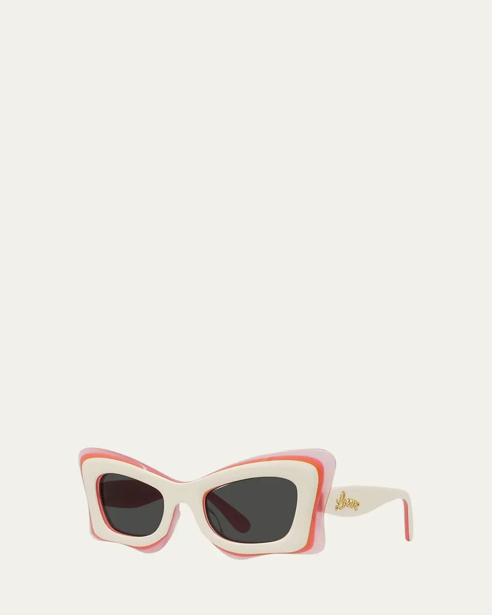 Loewe Multicolor Acetate Butterfly Sunglasses | Thumbnail 2