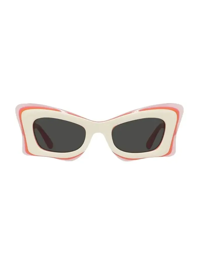 Multicolor Acetate Butterfly Sunglasses Multicolor Acetate Butterfly Sunglasses