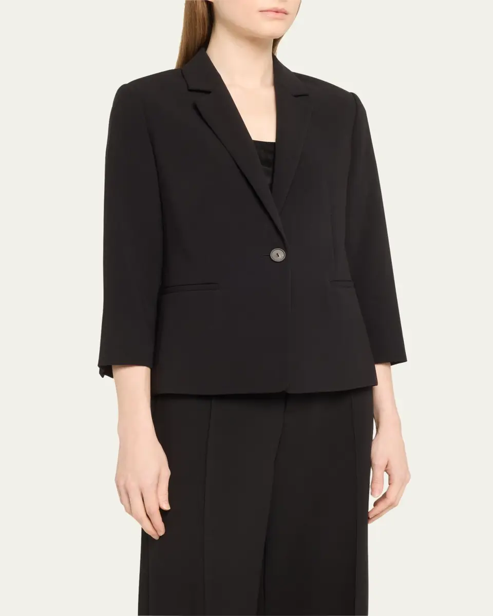 Vince Shrunken Bracelet-Sleeve Blazer | Thumbnail 4 Vince Shrunken Bracelet-Sleeve Blazer | Thumbnail 4