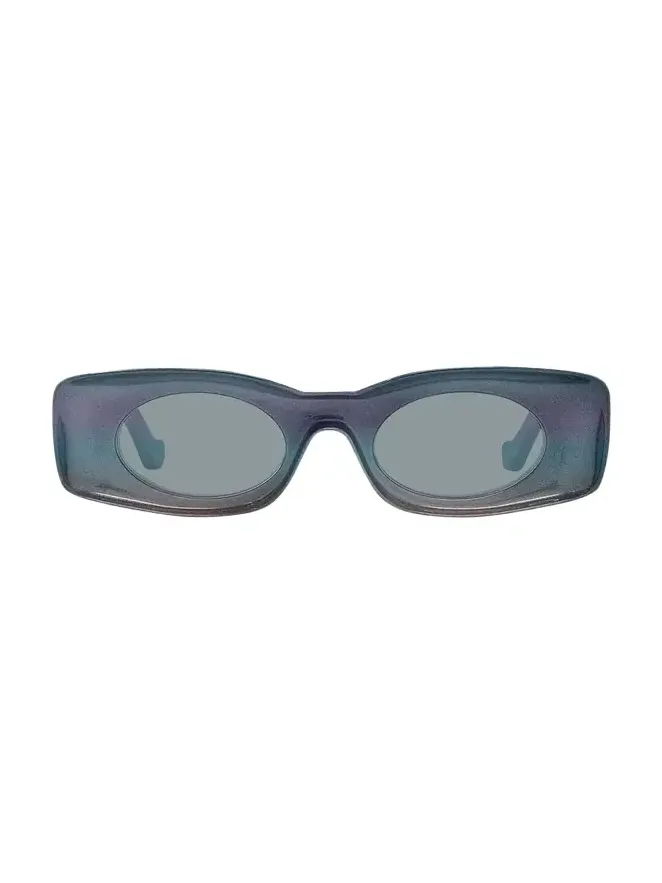 Loewe Shimmery Injected Plastic Rectangle Sunglasses