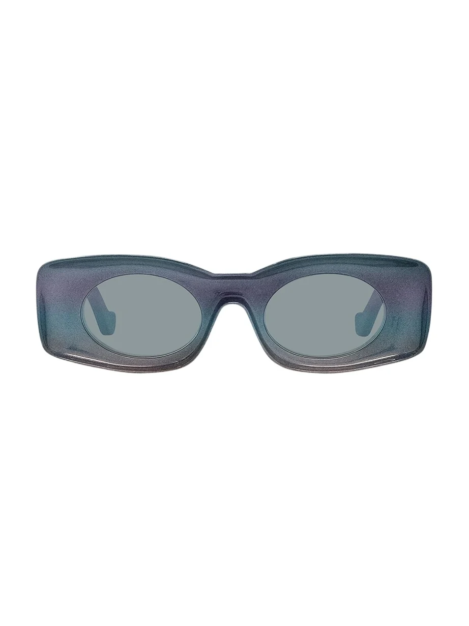 Loewe Shimmery Injected Plastic Rectangle Sunglasses