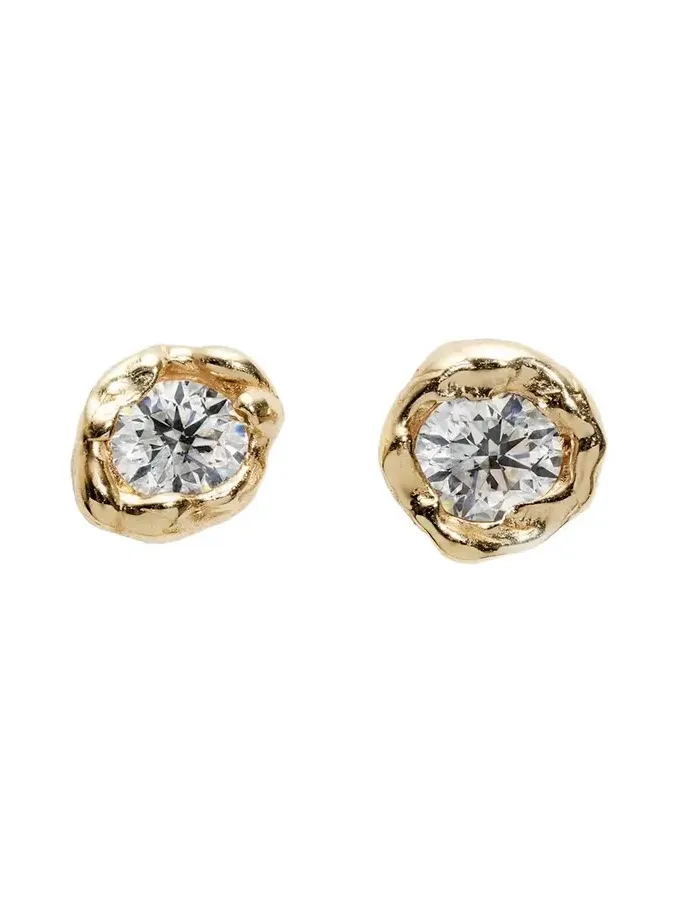 Alfa Diamond Stud Earrings