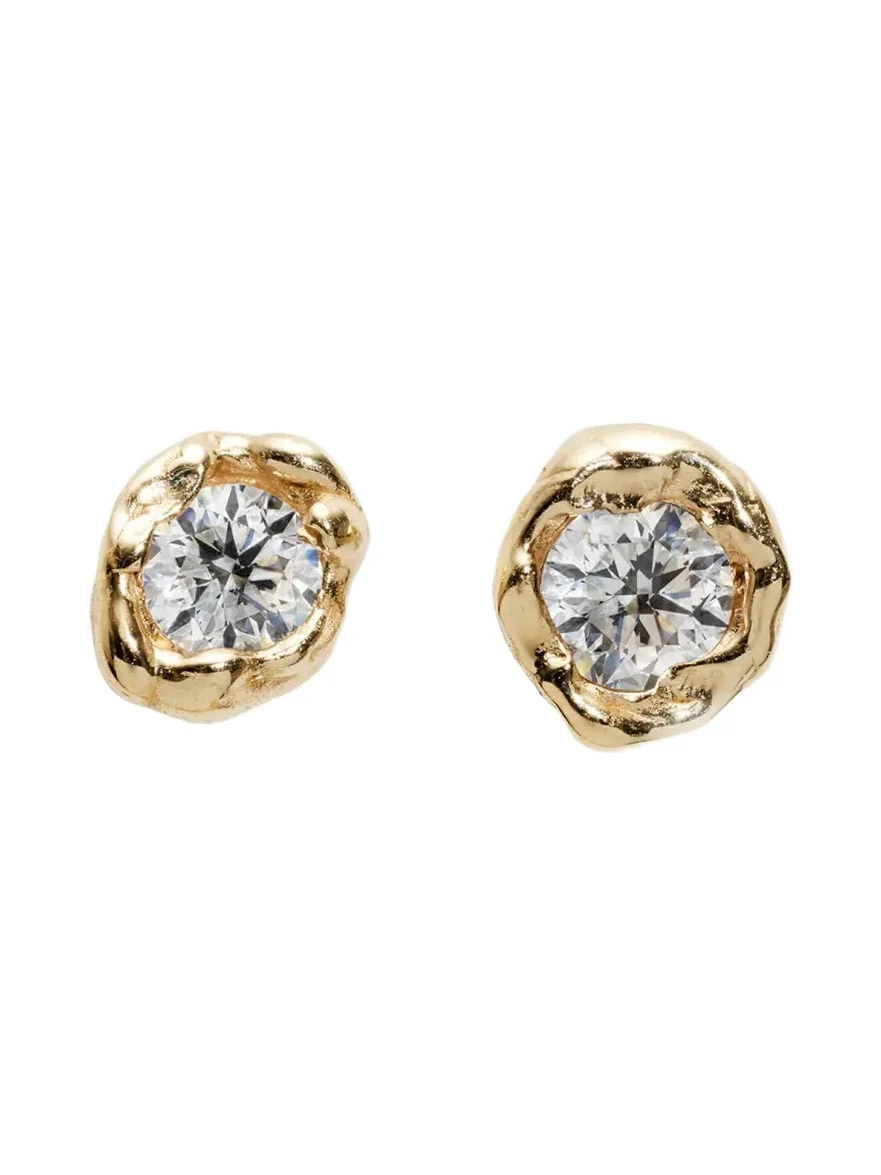 Fie Isolde Alfa Diamond Stud Earrings
