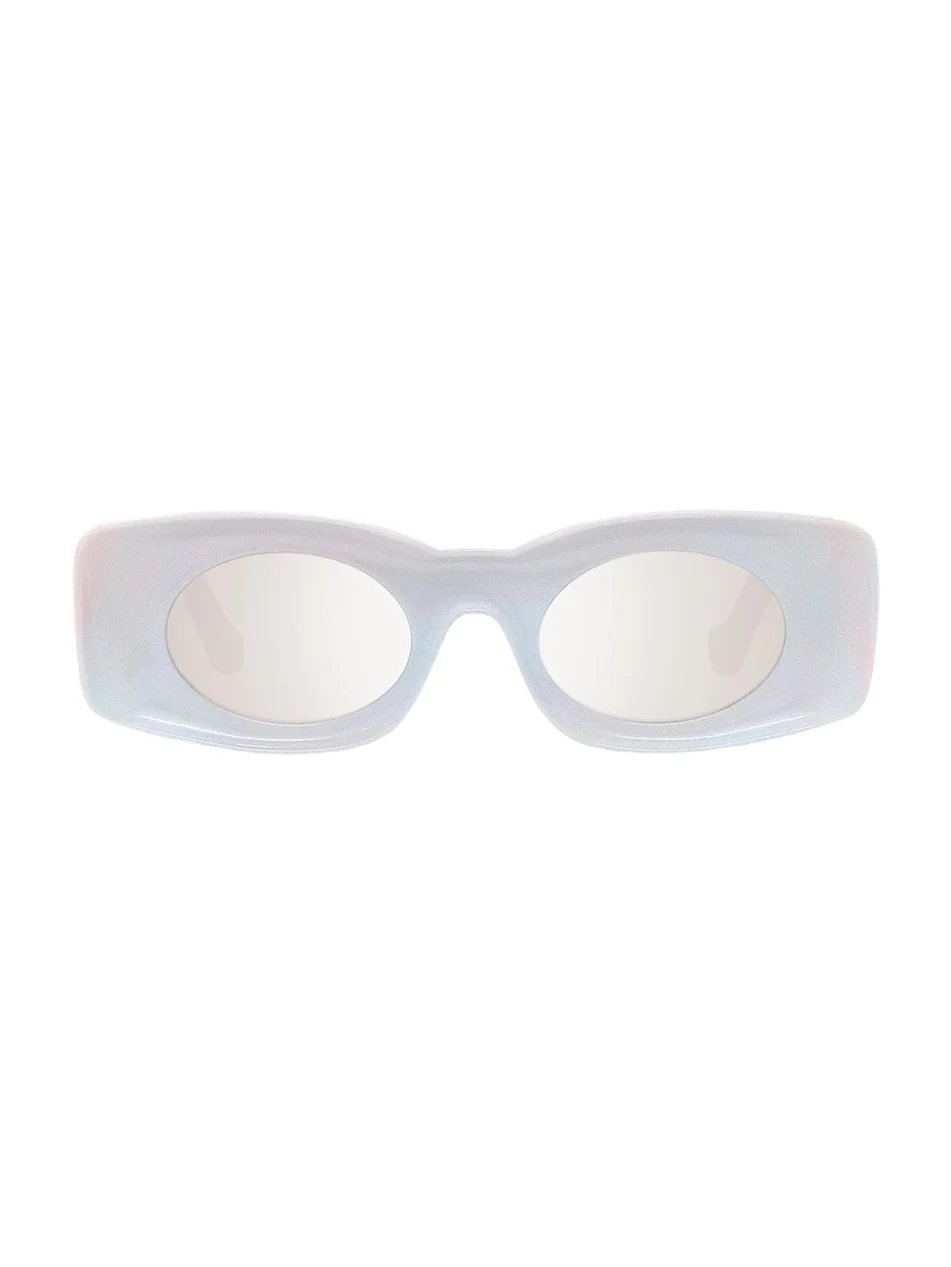 Loewe Shimmery Injected Plastic Rectangle Sunglasses