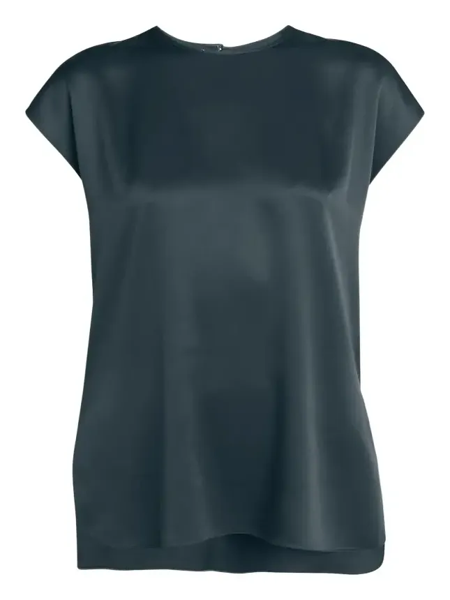 Short Sleeve Silk Blouse Short Sleeve Silk Blouse