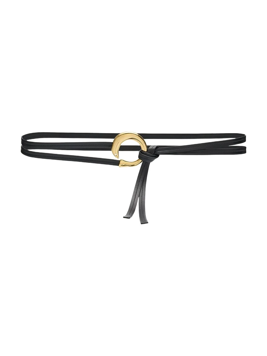 Cintura Leather Wrap Belt