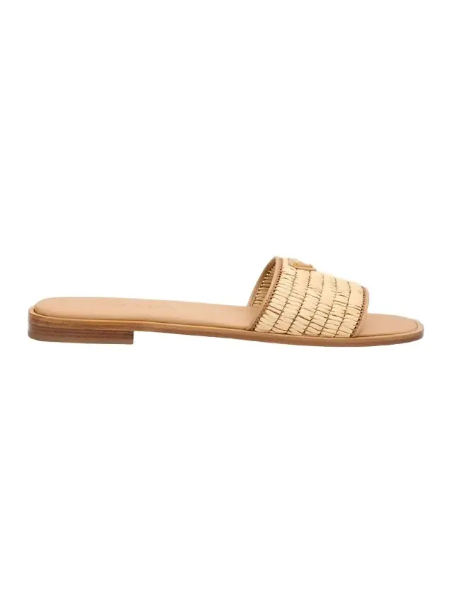 Stuoia Raffia Easy Slide Sandals Stuoia Raffia Easy Slide Sandals