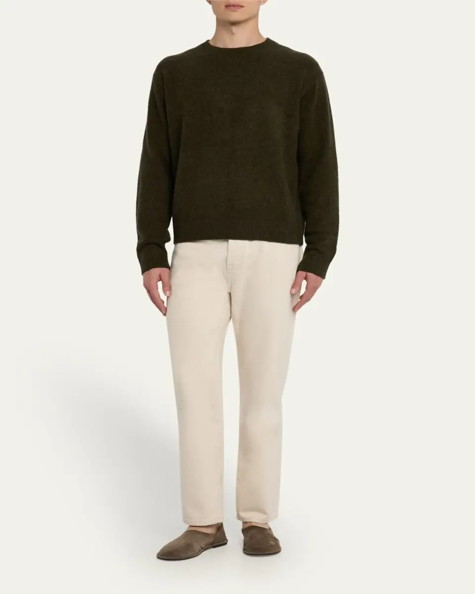 The Elder Statesman Men's Heavyweight Cashmere Sweater | Thumbnail 2