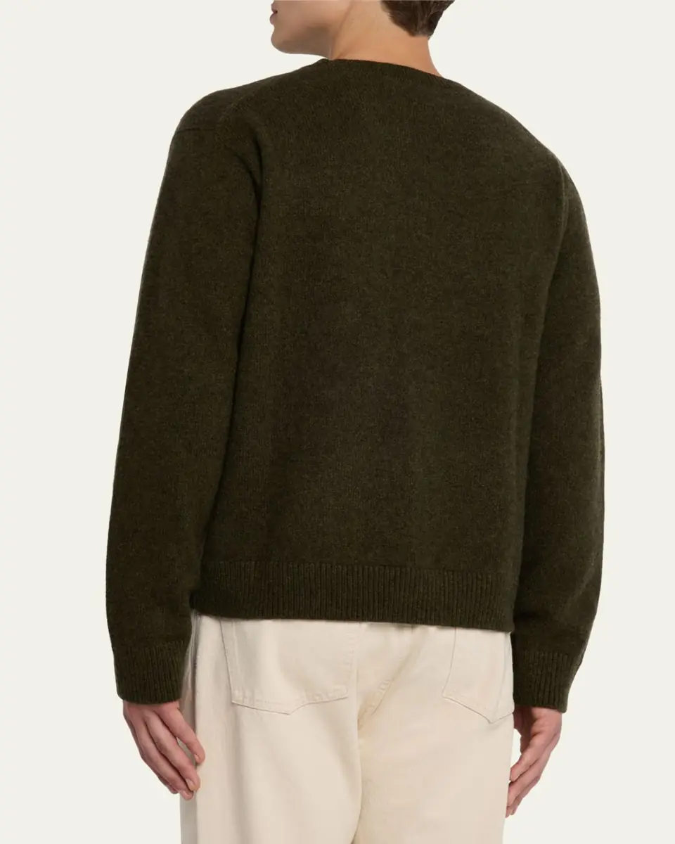 The Elder Statesman Men's Heavyweight Cashmere Sweater | Thumbnail 3