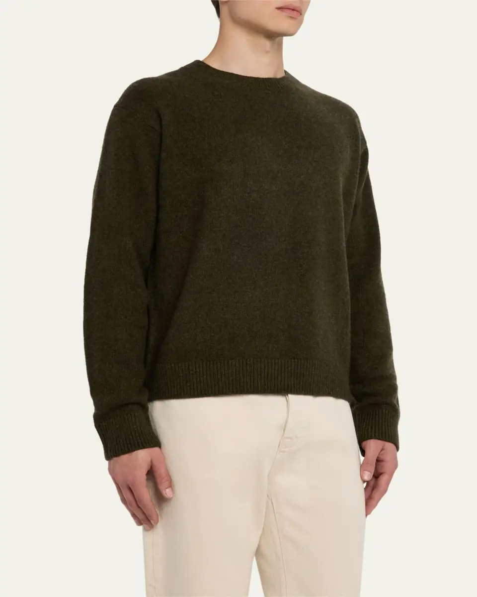 The Elder Statesman Men's Heavyweight Cashmere Sweater | Thumbnail 4