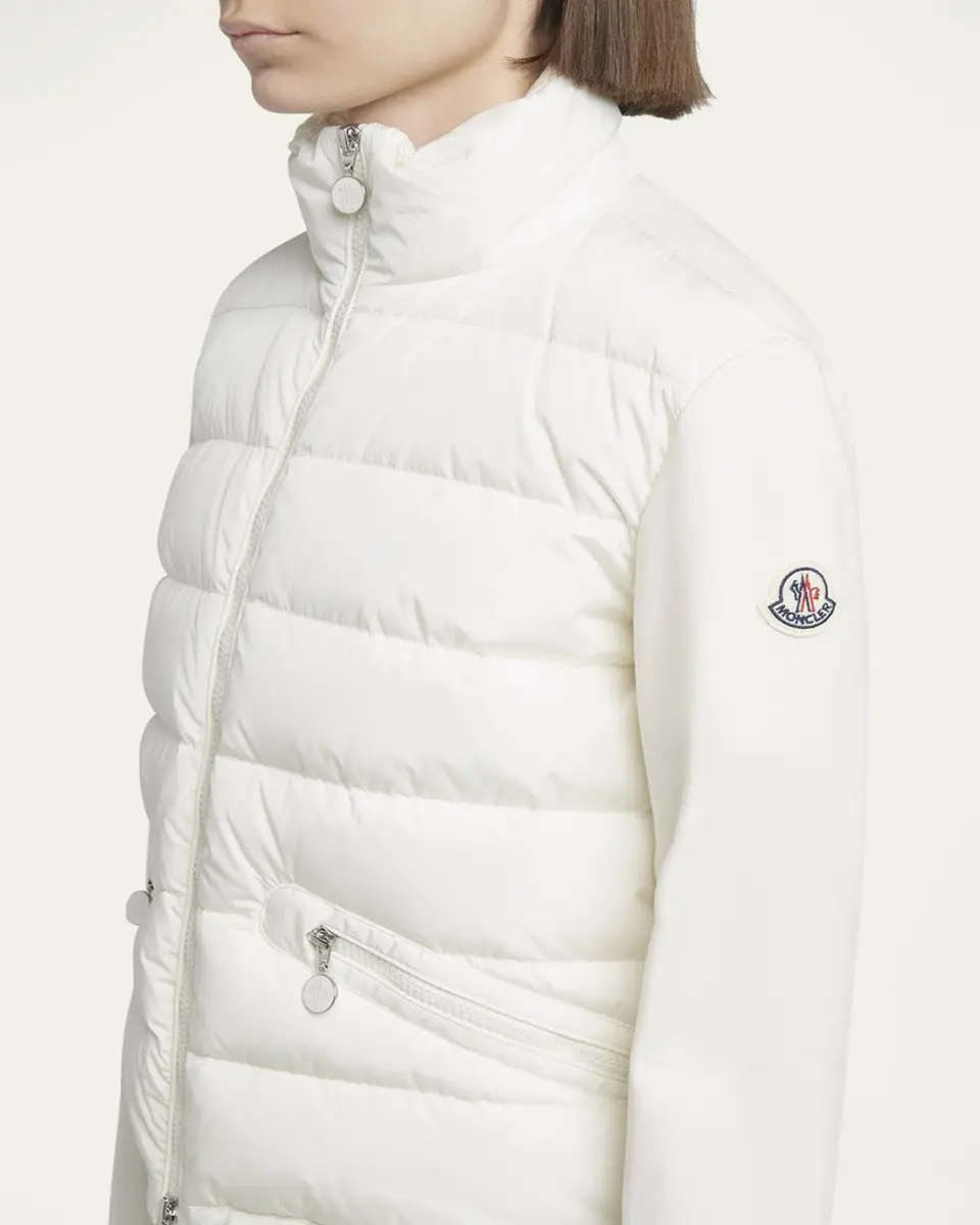 Moncler Quilted Nylon Zip-Up Cardigan | Thumbnail 5 Moncler Quilted Nylon Zip-Up Cardigan | Thumbnail 5