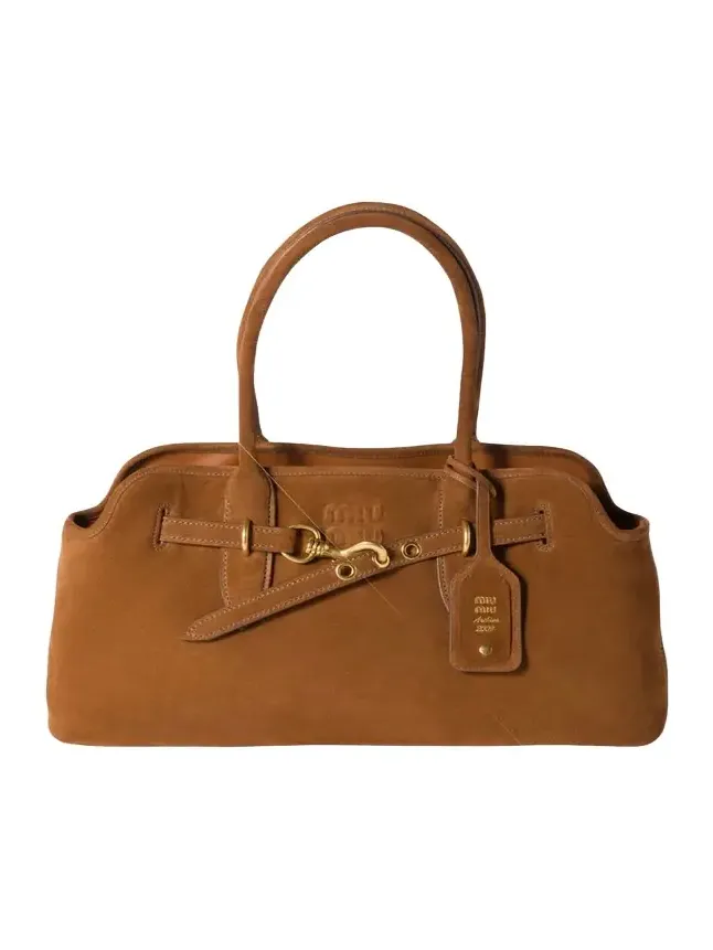 Aventure Suede Shoulder Bag