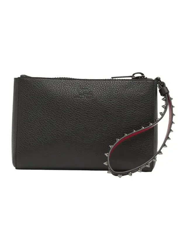 Cabata Mini Pouch Wristlet in Leather