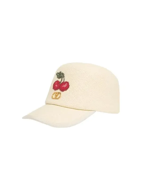 Cherry V-Logo Baseball Cap Cherry V-Logo Baseball Cap