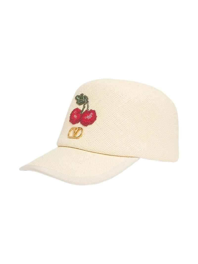 Cherry V-Logo Baseball Cap