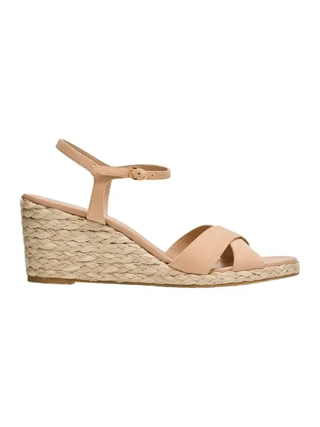 Dayna Suede Crisscross Wedge Espadrilles