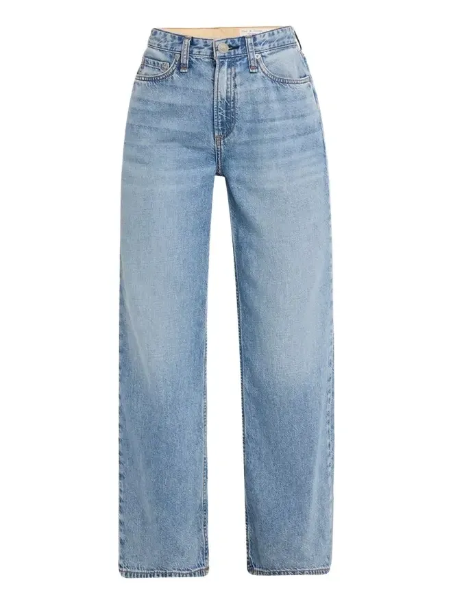 Featherweight Logan Mid-Rise Wide Jeans