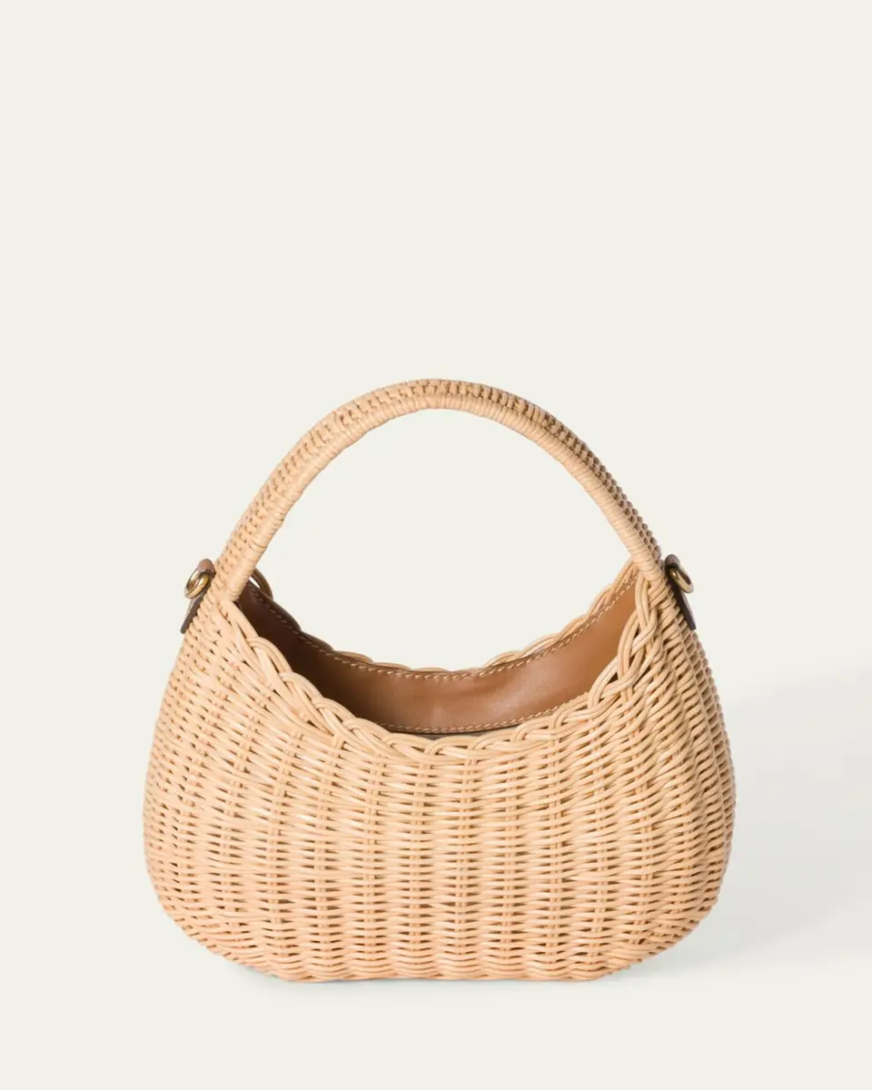 Miu Miu Wander Woven Rattan Top-Handle Bag | Thumbnail 2 Miu Miu Wander Woven Rattan Top-Handle Bag | Thumbnail 2