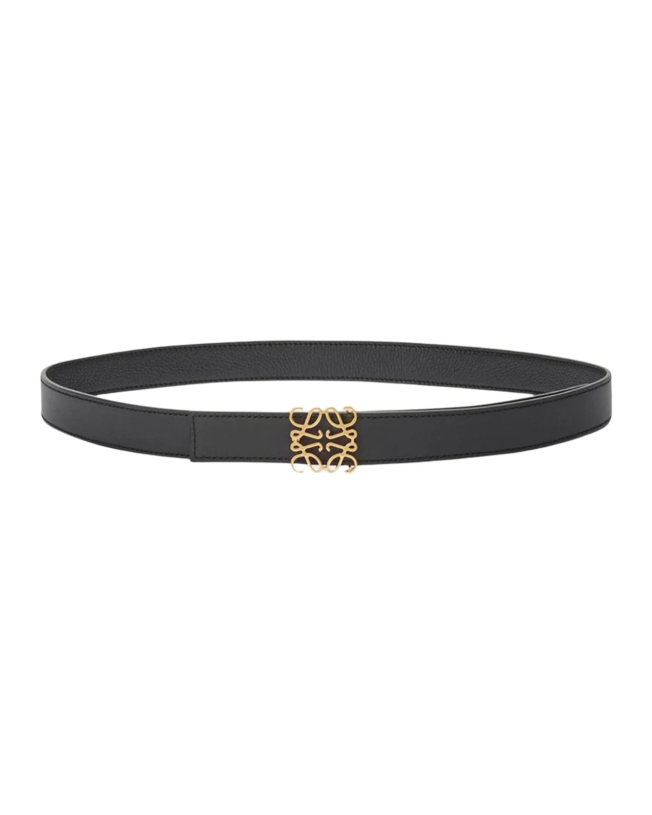 Loewe Anagram Reversible Grained Leather Belt