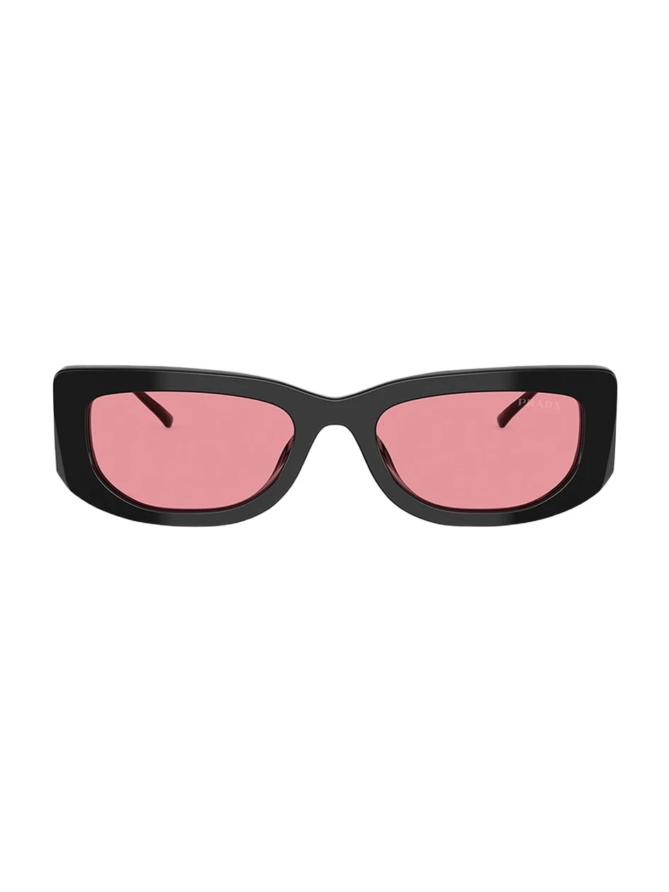 Triangle Logo Rectangle Acetate & Metal Sunglasses Triangle Logo Rectangle Acetate & Metal Sunglasses