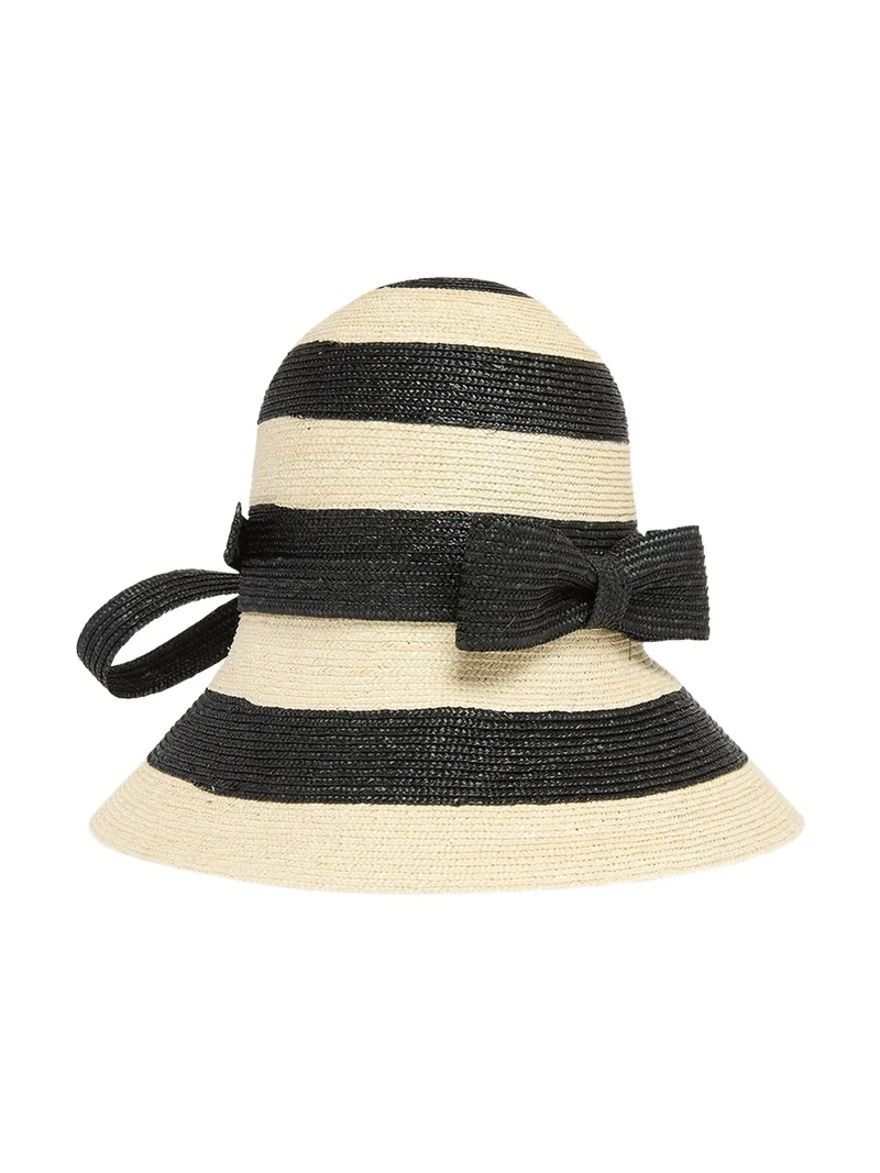 VLogo Signature Straw Cloche Hat VLogo Signature Straw Cloche Hat