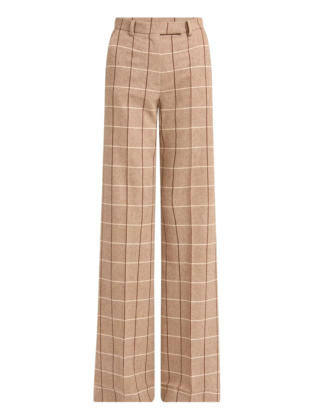 Check Wool Wide-Leg Pants Check Wool Wide-Leg Pants