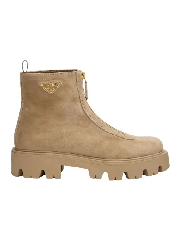 Stride Suede Zip Ankle Booties Stride Suede Zip Ankle Booties