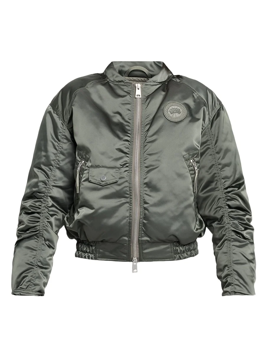 Canada Goose Jade Down Satin Bomber Jacket