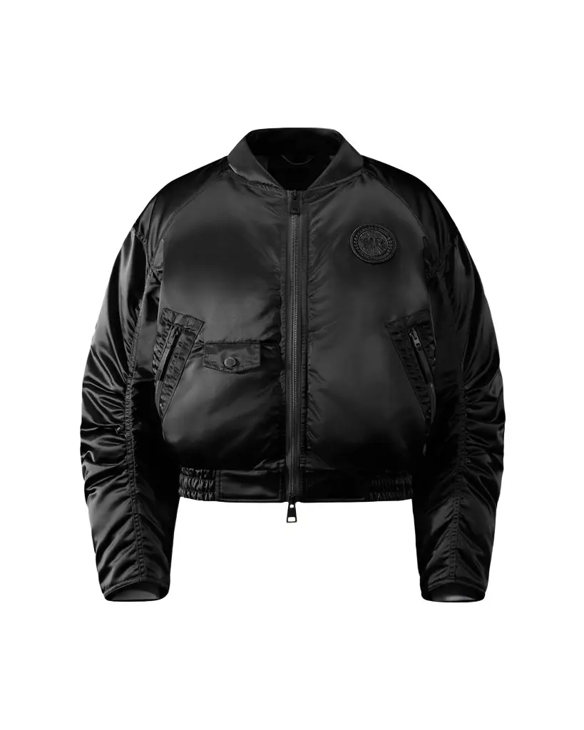 Canada Goose Jade Down Satin Bomber Jacket | Image 1 Canada Goose Jade Down Satin Bomber Jacket | Image 1