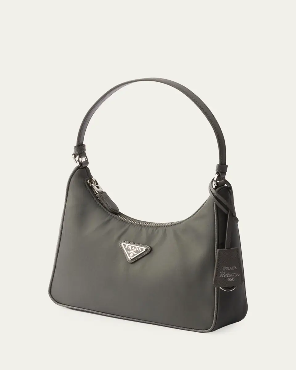 Prada Re-Edition 2005 Mini Re-Nylon and Saffiano Shoulder Bag | Thumbnail 2 Prada Re-Edition 2005 Mini Re-Nylon and Saffiano Shoulder Bag | Thumbnail 2