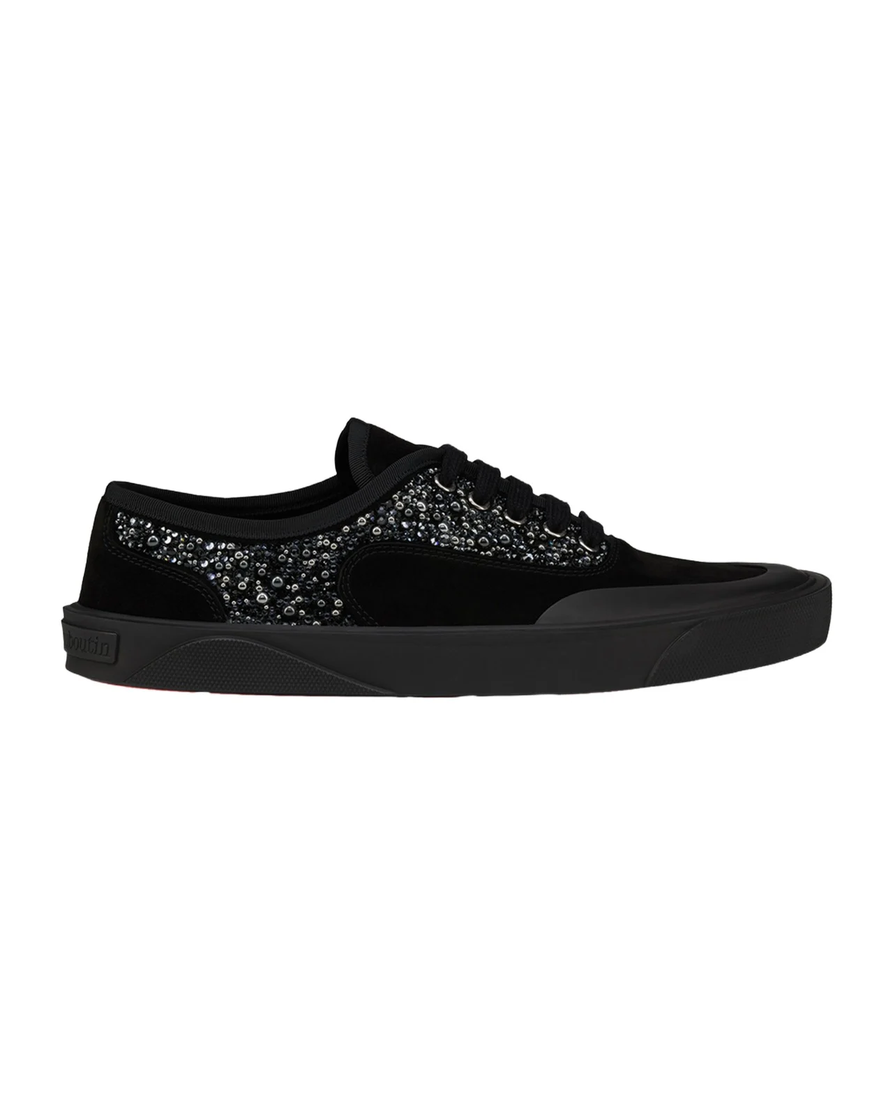 Christian Louboutin Men's Tactical Skate Red Sole Low-Top Sneakers