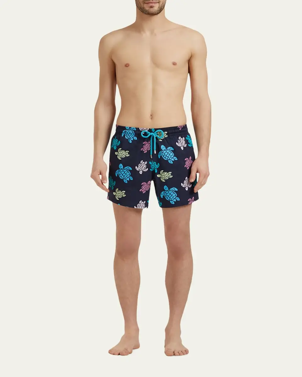 Vilebrequin Men's Multicolor Turtle Swim Trunks | Thumbnail 2 Vilebrequin Men's Multicolor Turtle Swim Trunks | Thumbnail 2