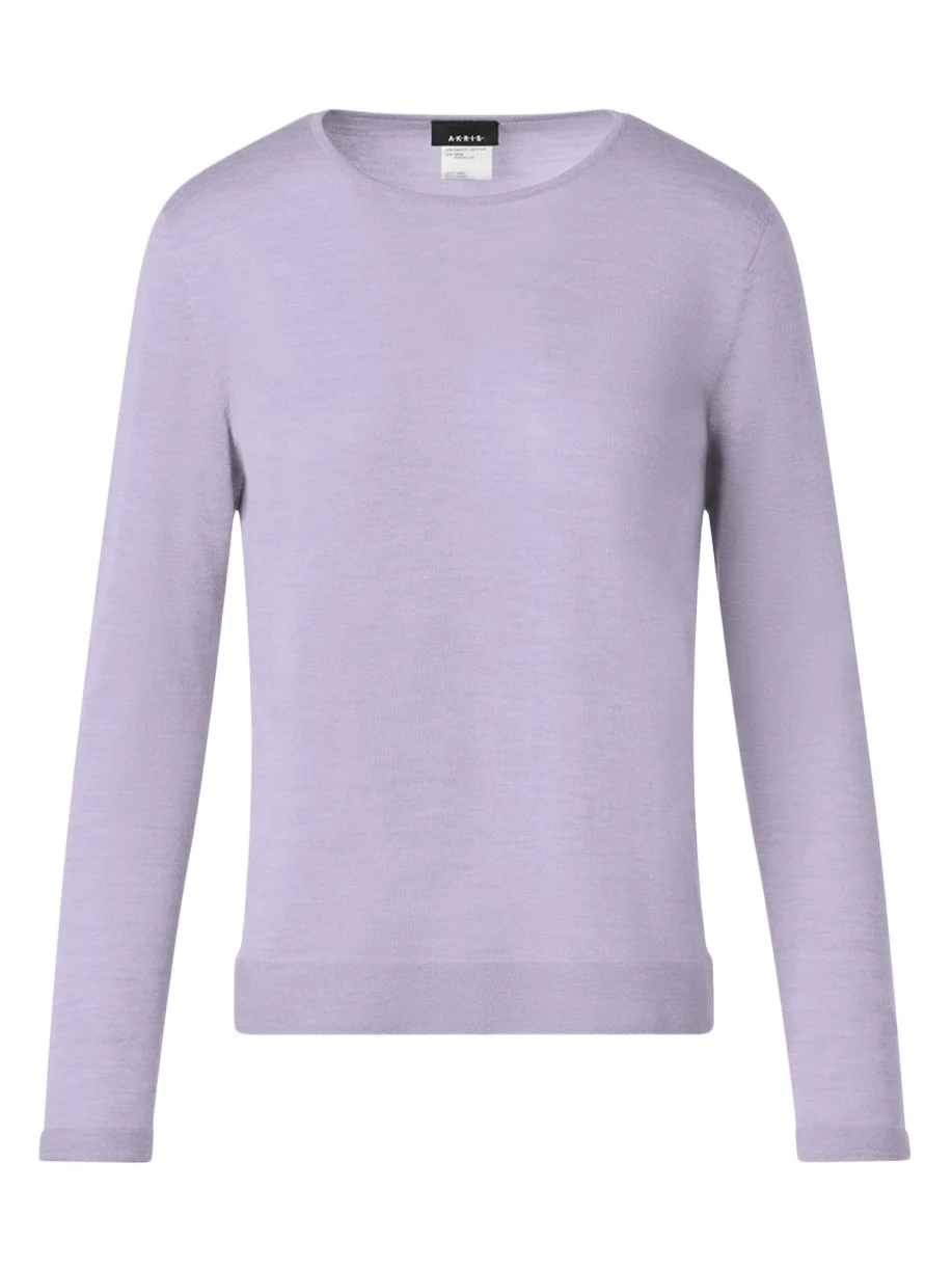 Akris Cashmere-Silk Fine Gauge Knit Sweater