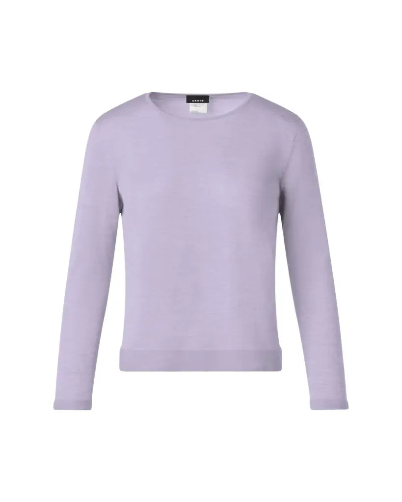 Akris Cashmere-Silk Fine Gauge Knit Sweater | Image 1 Akris Cashmere-Silk Fine Gauge Knit Sweater | Image 1