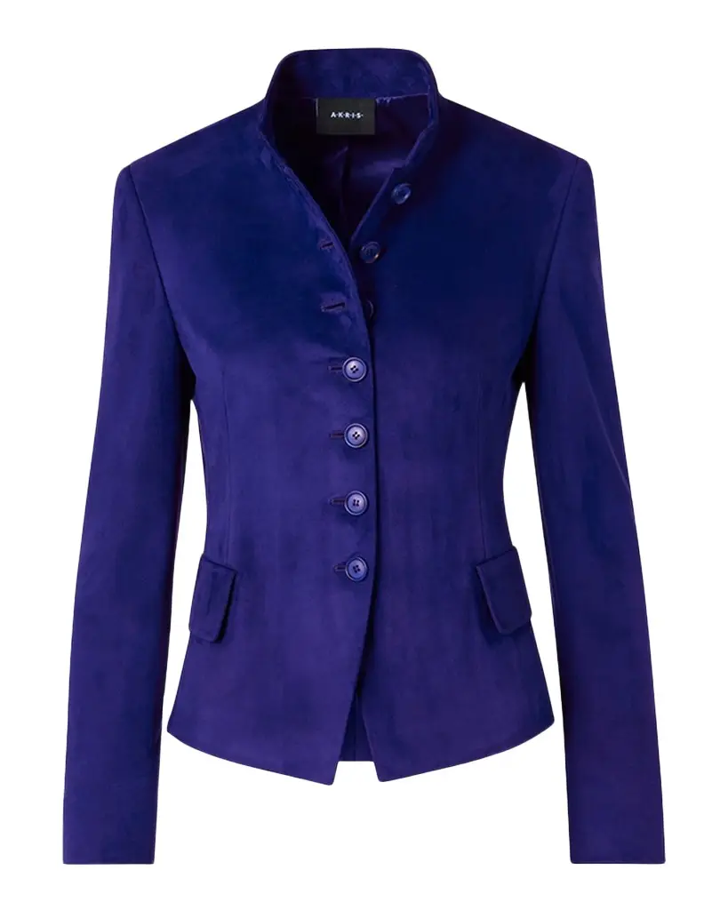 Akris Deva Suede Short Jacket | Image 1 Akris Deva Suede Short Jacket | Image 1